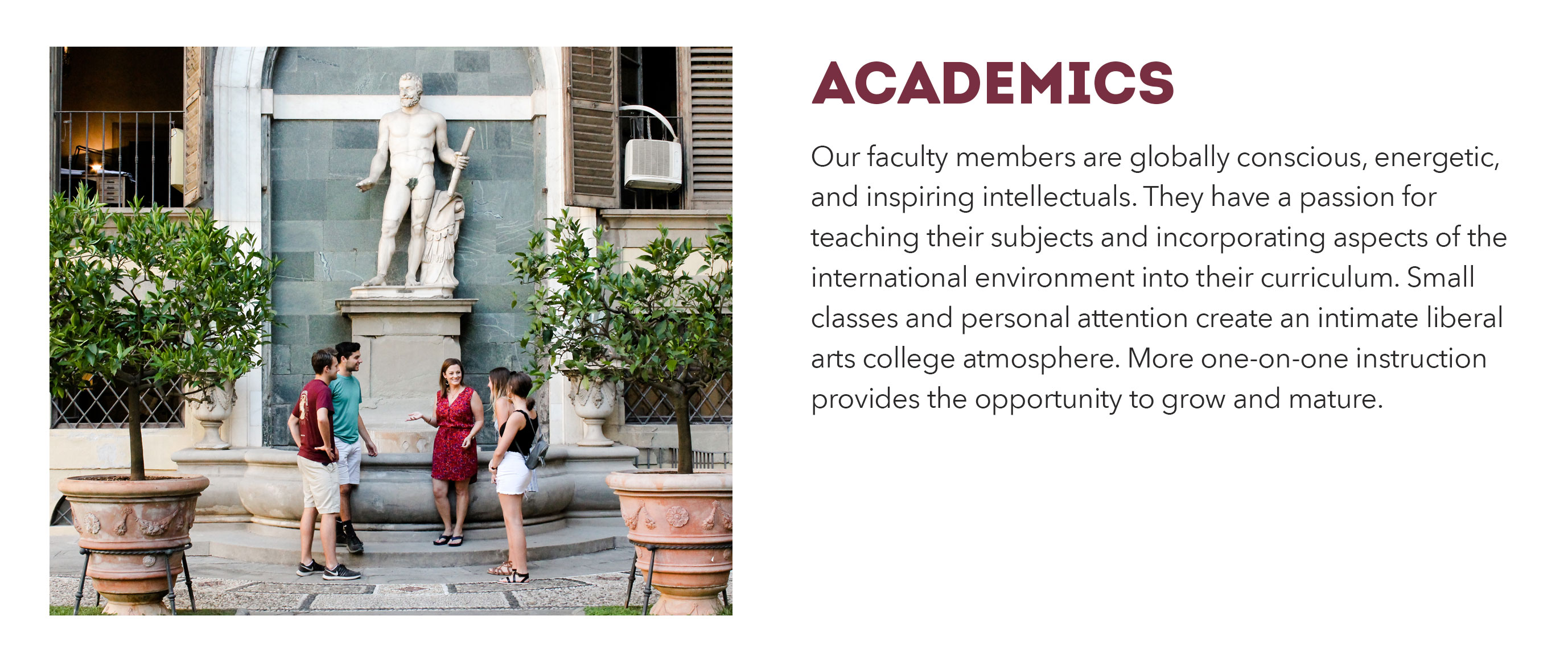 Academics Slider